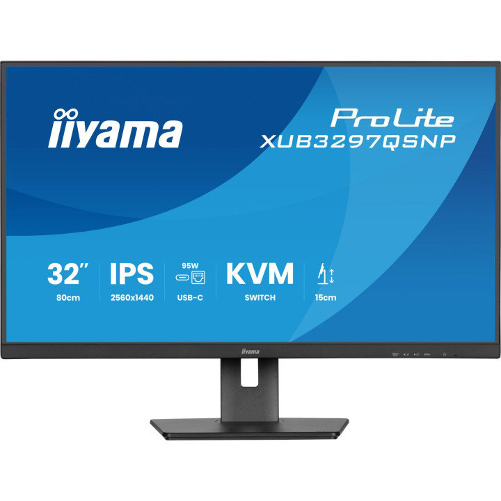 IIYAMA 32  IPS-panel 2560x1440 350cdm² USB-C Dock